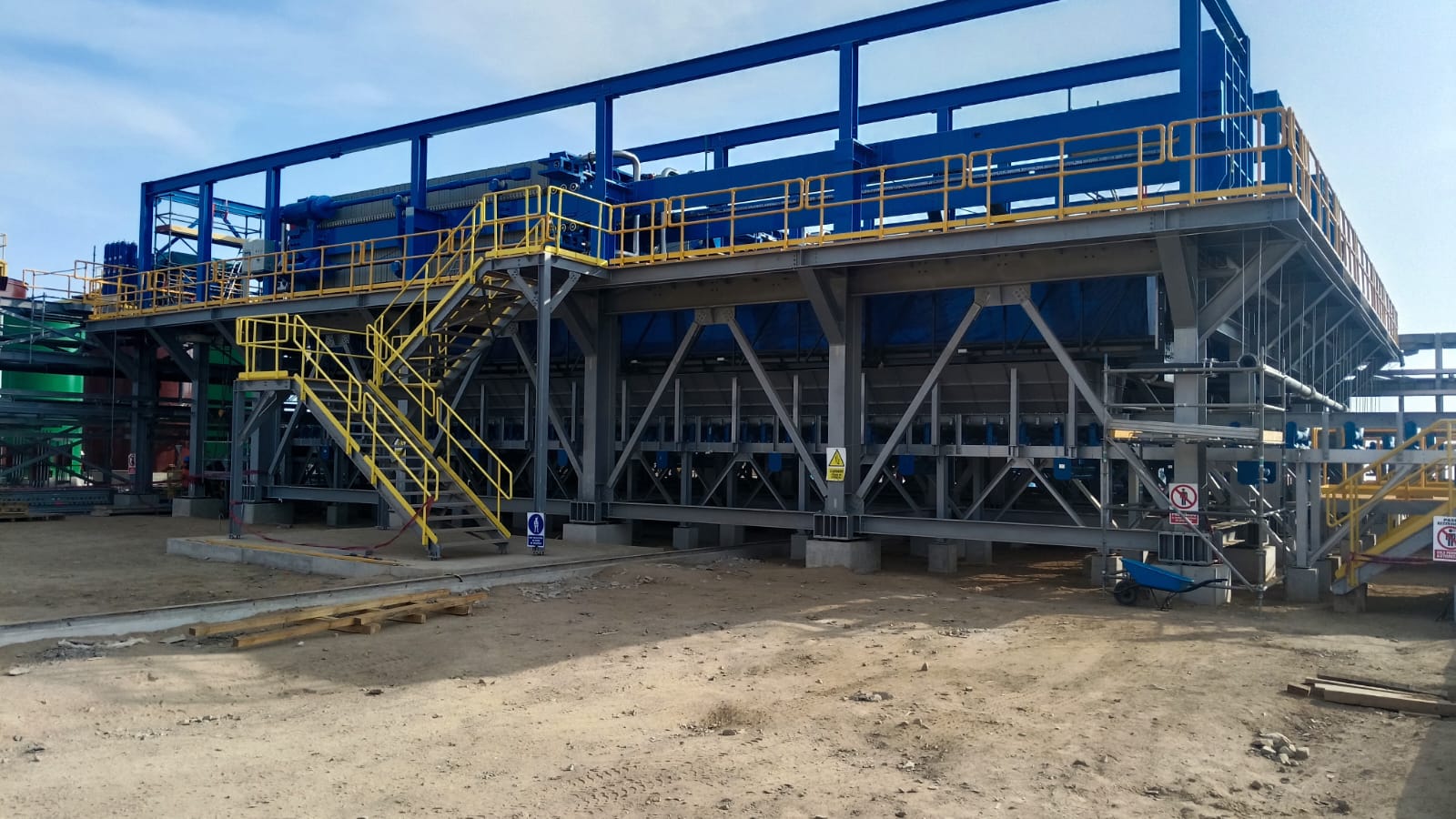 Planta de filtrado de relaves